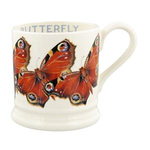 ½ pt Mug Peacock Butterfly
