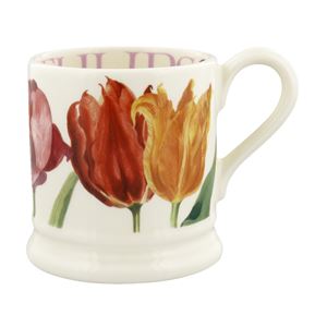 ½ pt Mug Flowers Tulips