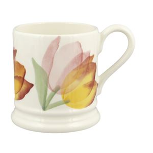 ½ pt Mug Flowers Golden Tulips