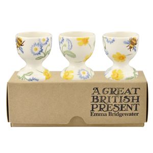 Eggcup set of 3 Buttercup & Daisies