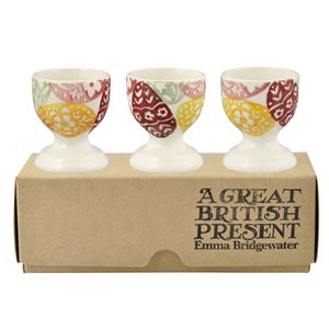Eggcup set of 3 Easter Eggs