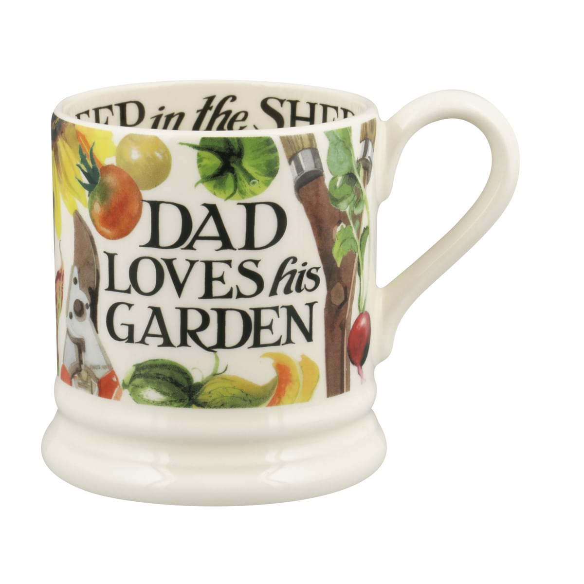 ½ pt Mug Dad Loves his Garden