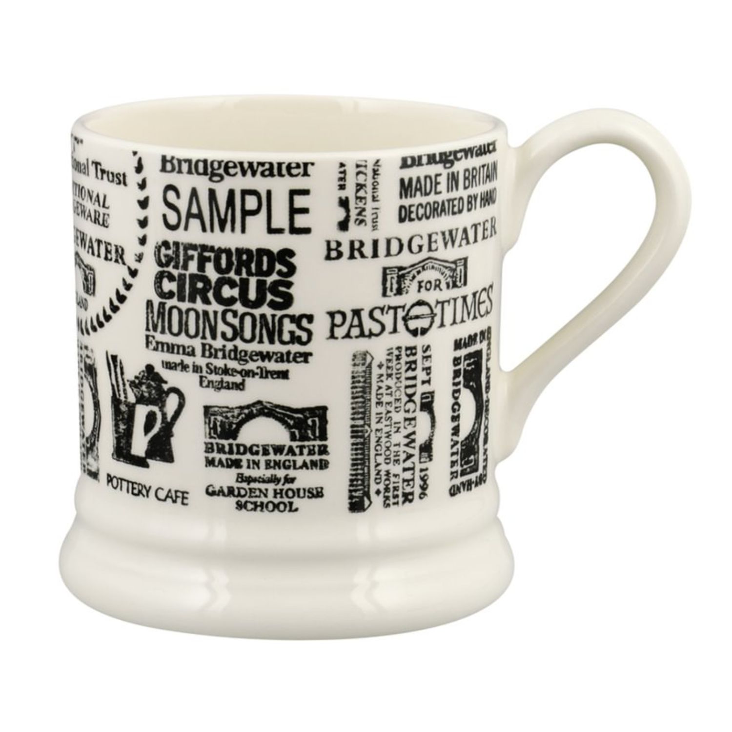 ½ pt Mug Backstamps from 40 Years