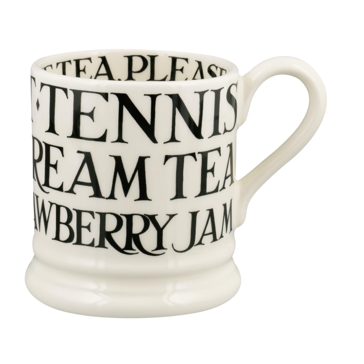 ½ pt Mug Black Toast Cream Tea