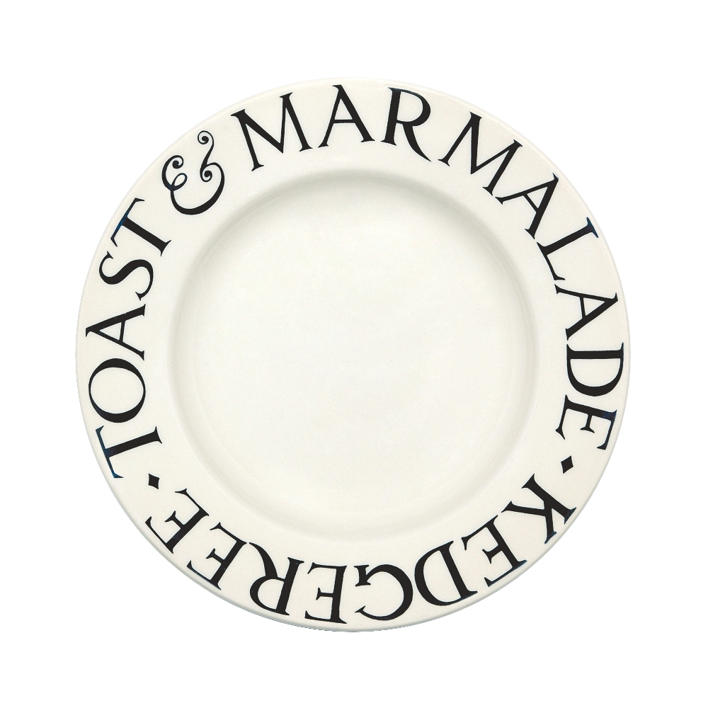 8½ Plate Black Toast