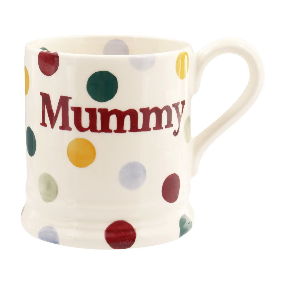 ½ pt Mug Polka Dots Mummy