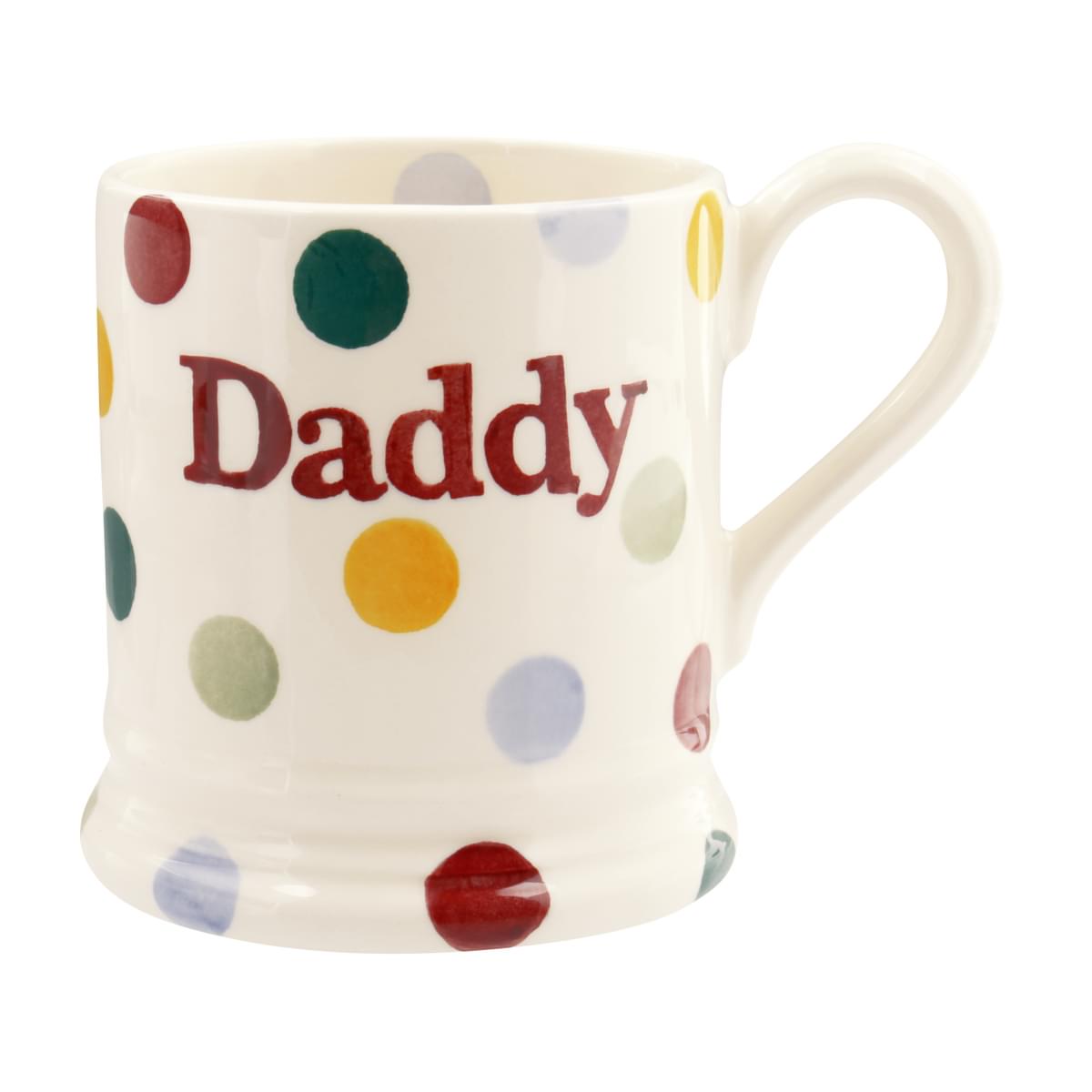 ½ pt Mug Polka Dots Daddy