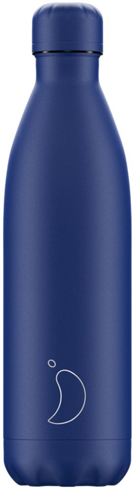 Chilly's Bottle 750ml All Blue Matte