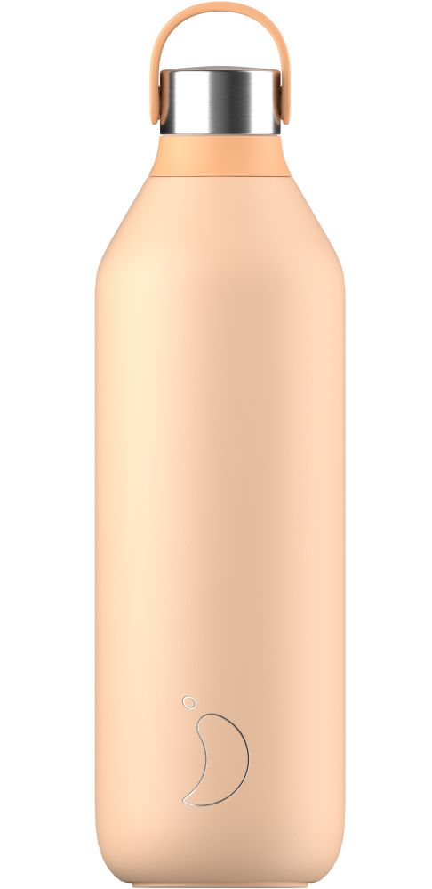 Chillys Bottle 1000ml Peach Orange