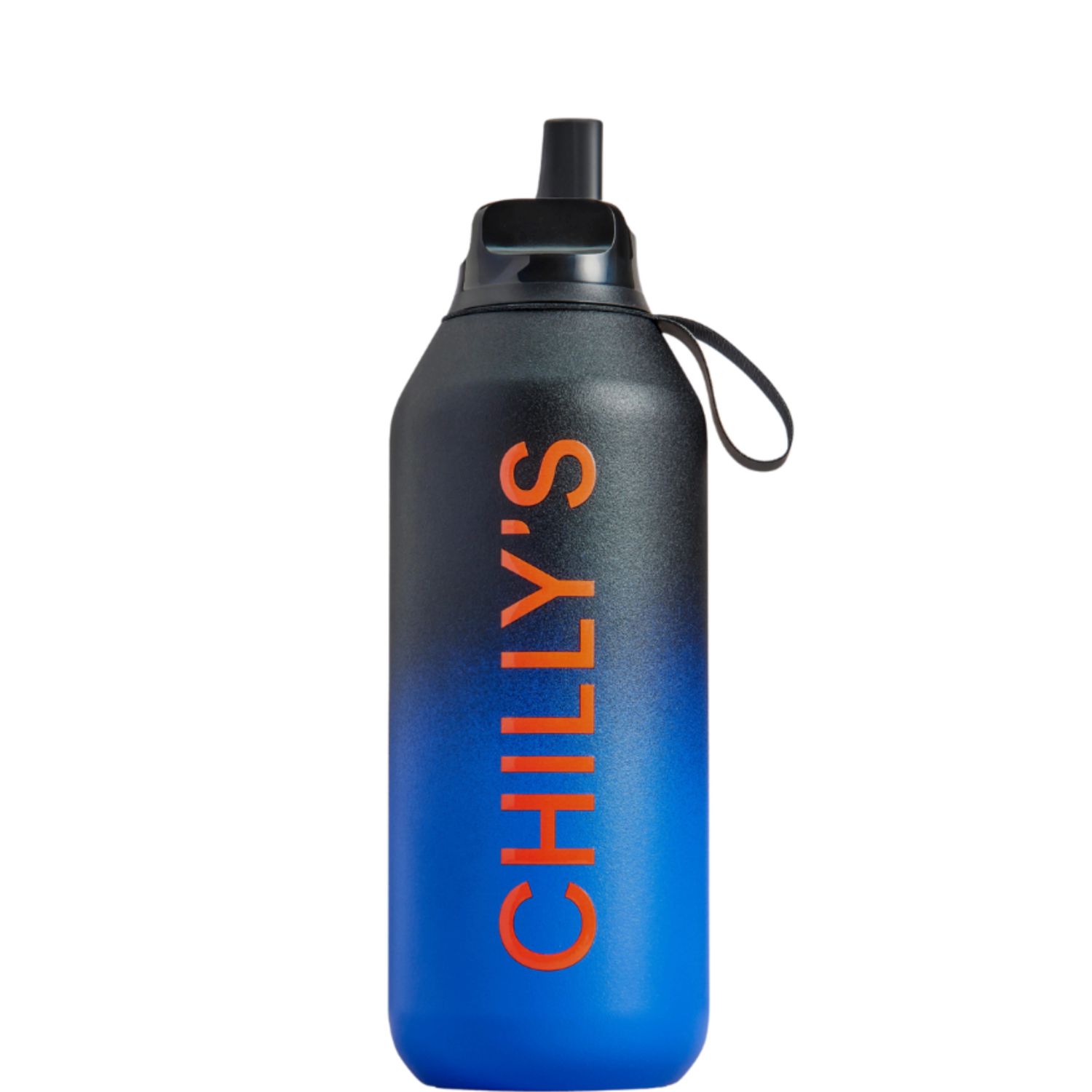 Chillys 500ml Ombre Flip Blue Black