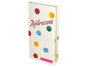 Slim Address Book Polka Dots