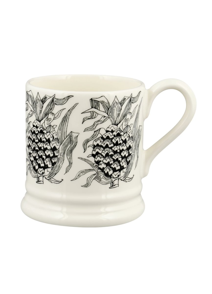 ½ pt Mug Pineapple black