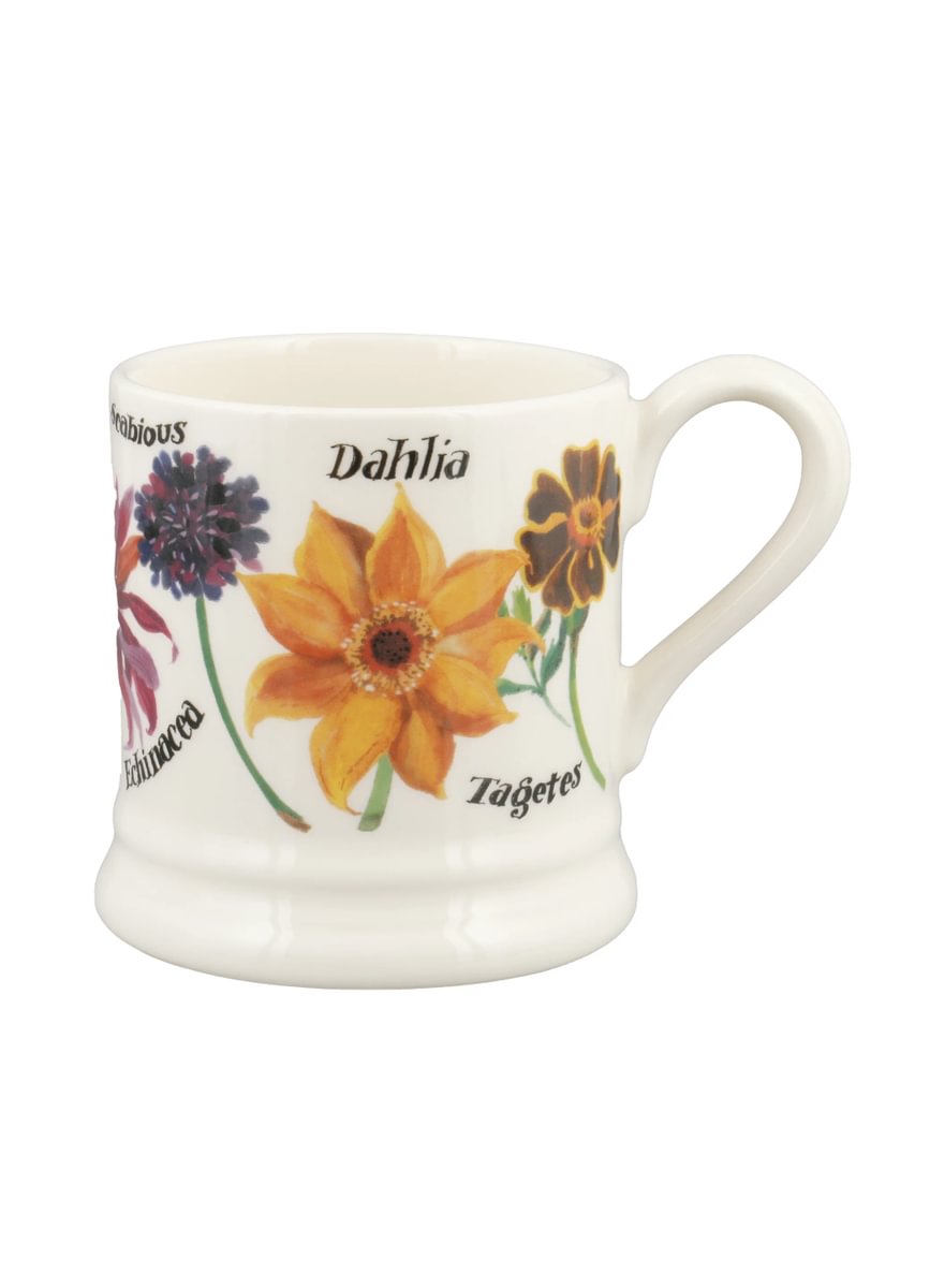 ½ pt Mug Autumn Flowers