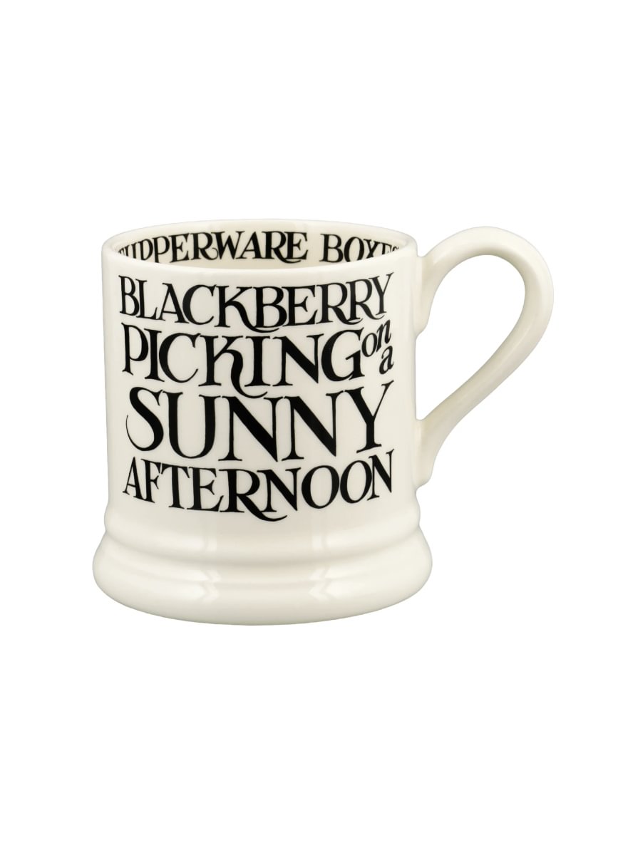 ½ pt Mug Black Toast Blackberry