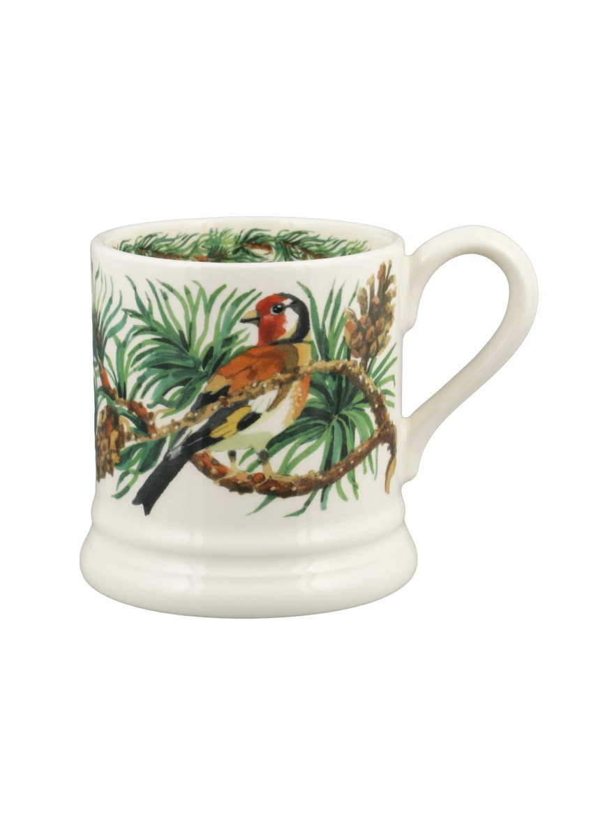 ½ pt Mug Goldfinch in Spruce