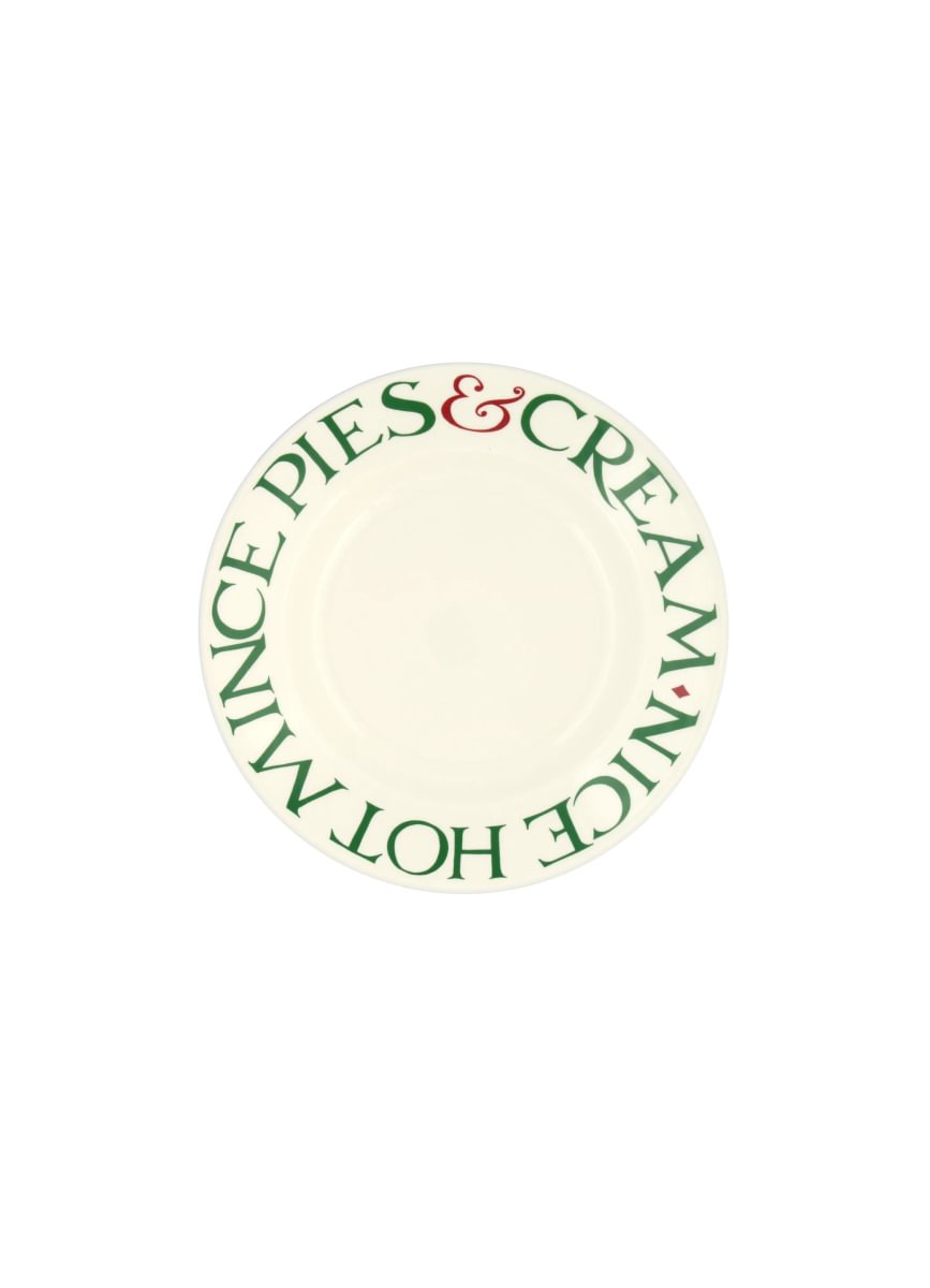 8½'' Plate Christmas Toast