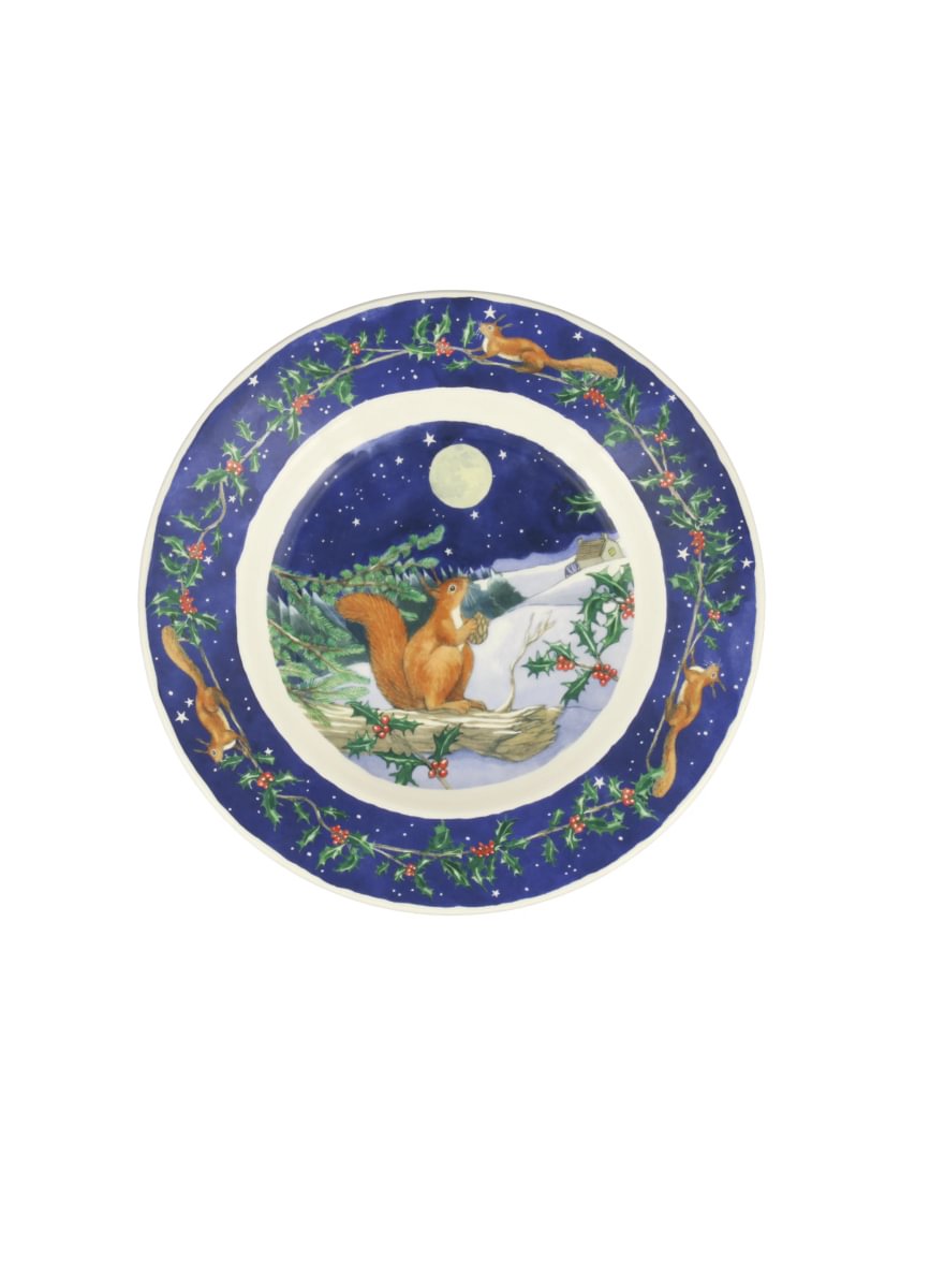 8½ Plate Midnight Squirrel