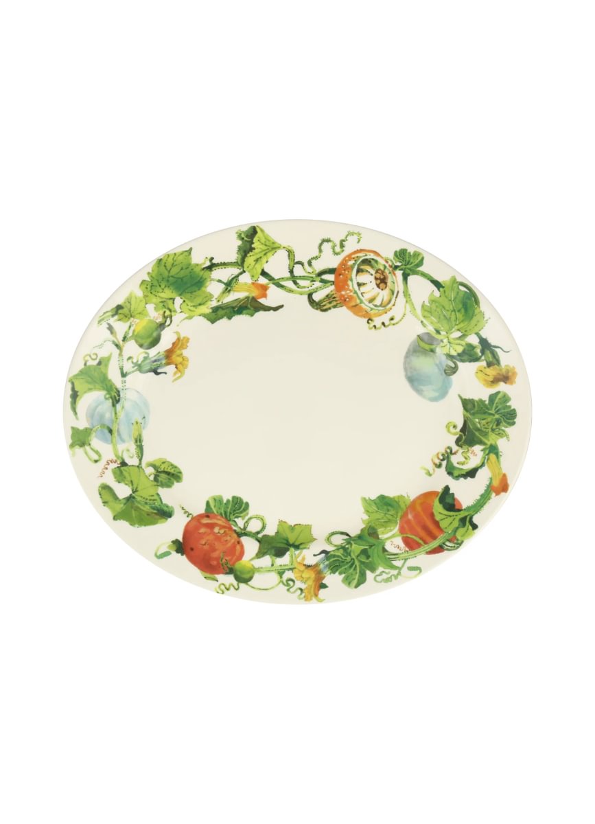 Medium Oval Platter Pumpkins