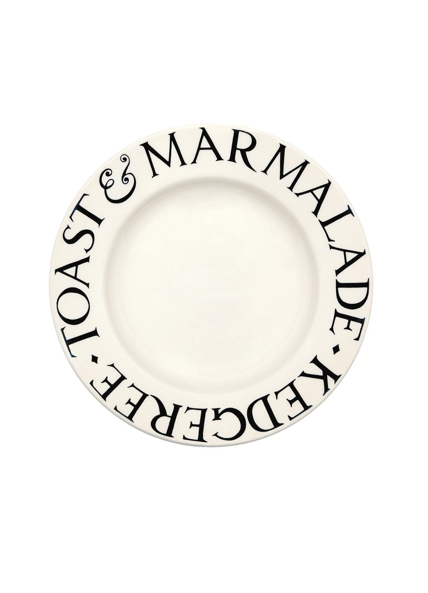 8½ Plate Black Toast