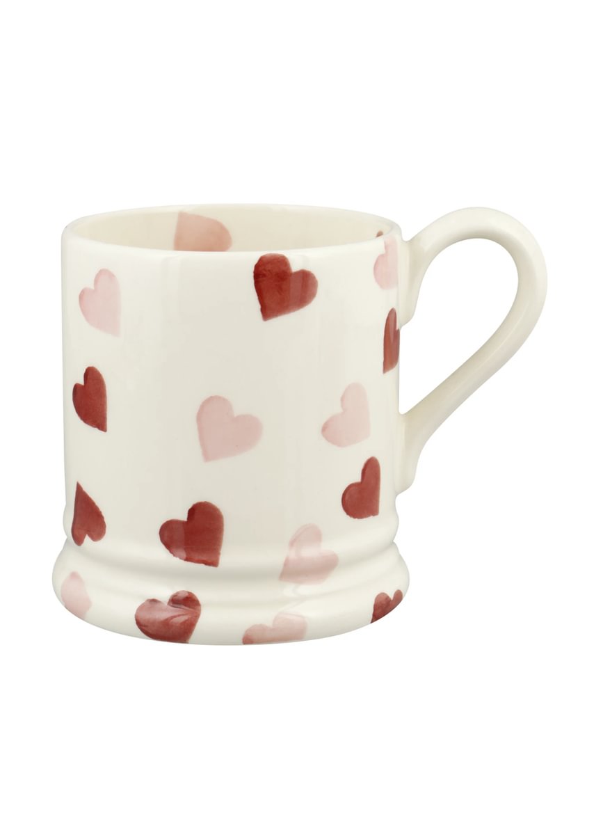 ½ pt Mug Pink Hearts