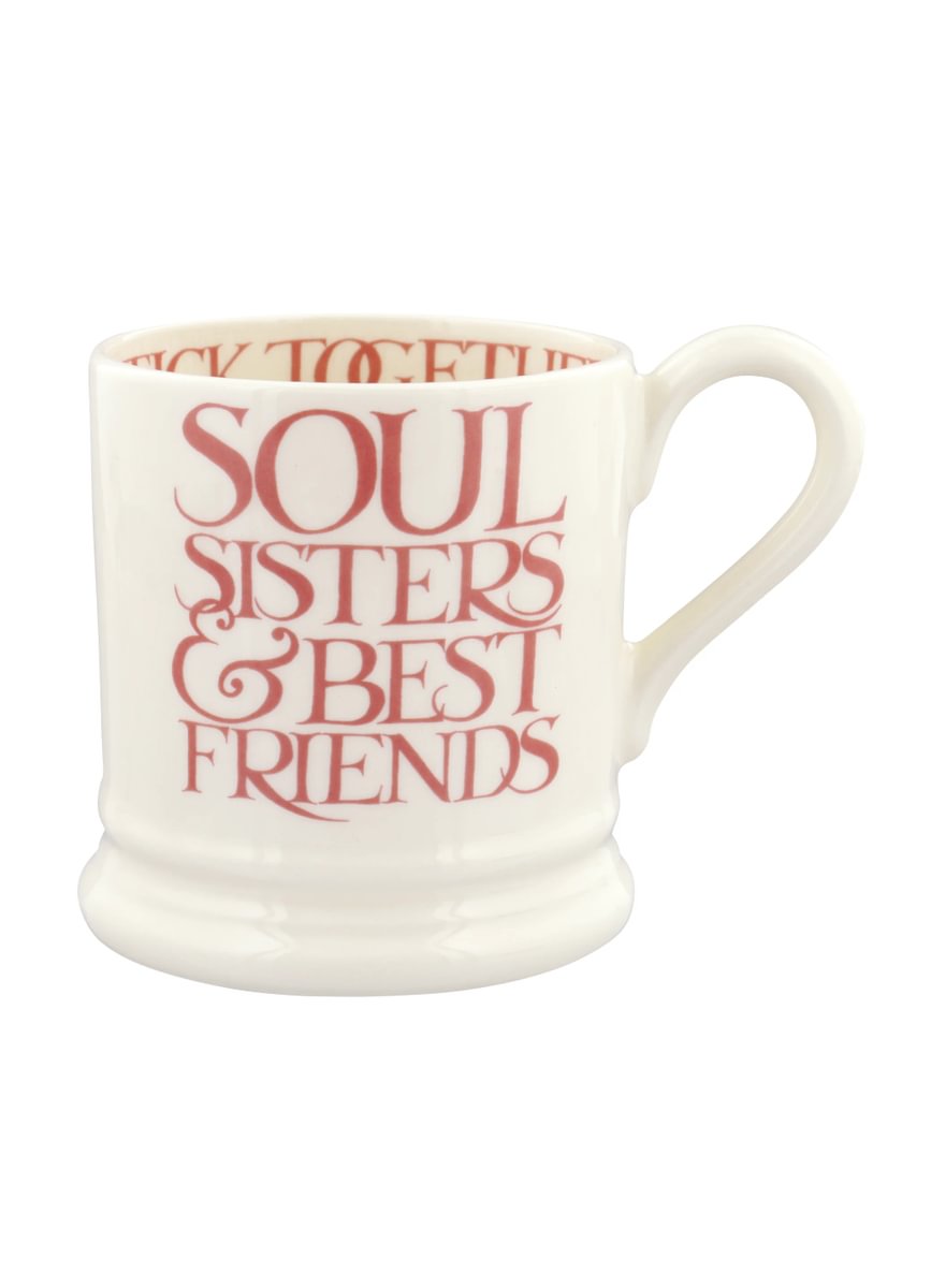 ½ pt Mug Pink Toast Soul Sisters