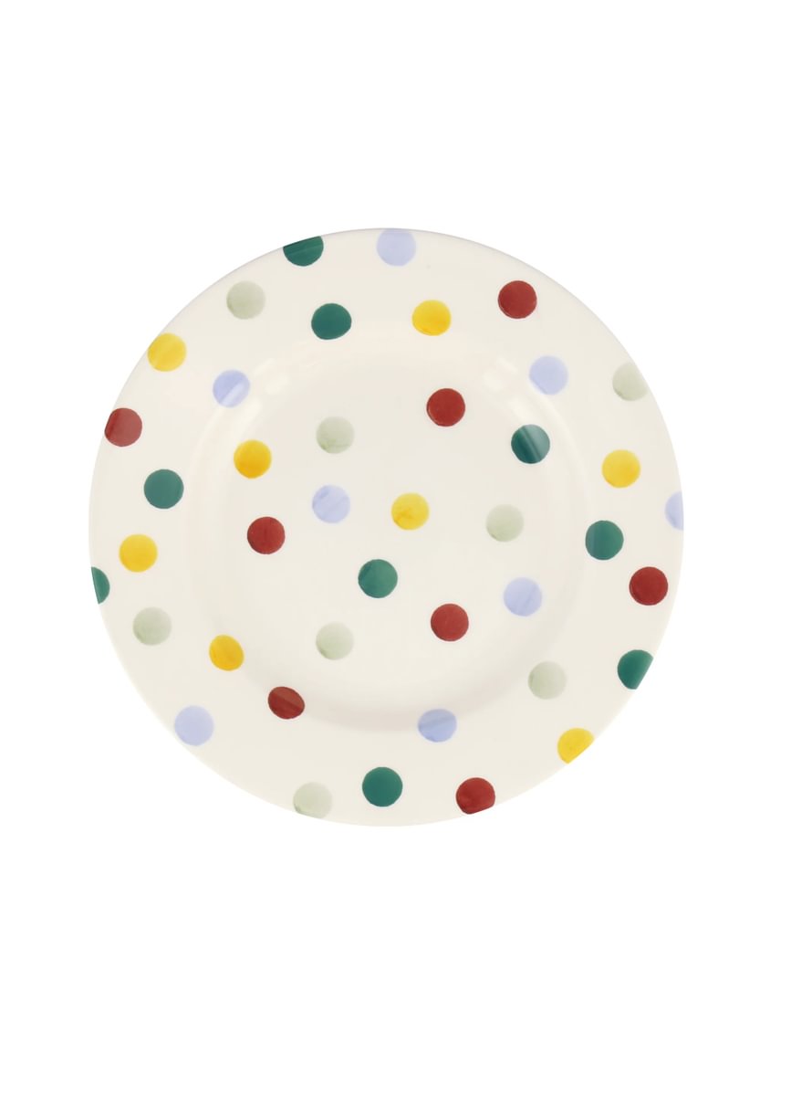 8½ Plate Polka Dots