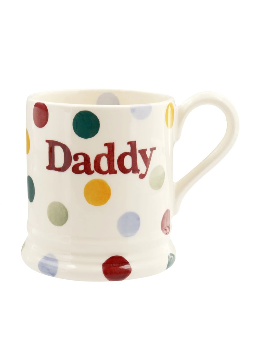 ½ pt Mug Polka Dots Daddy