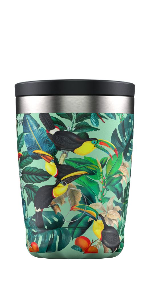 Chilly's Coffee Cup 340ml Tropical Toucan