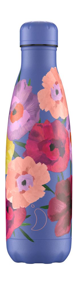 Chilly's Bottle 500ml Flowers Maxi Poppy