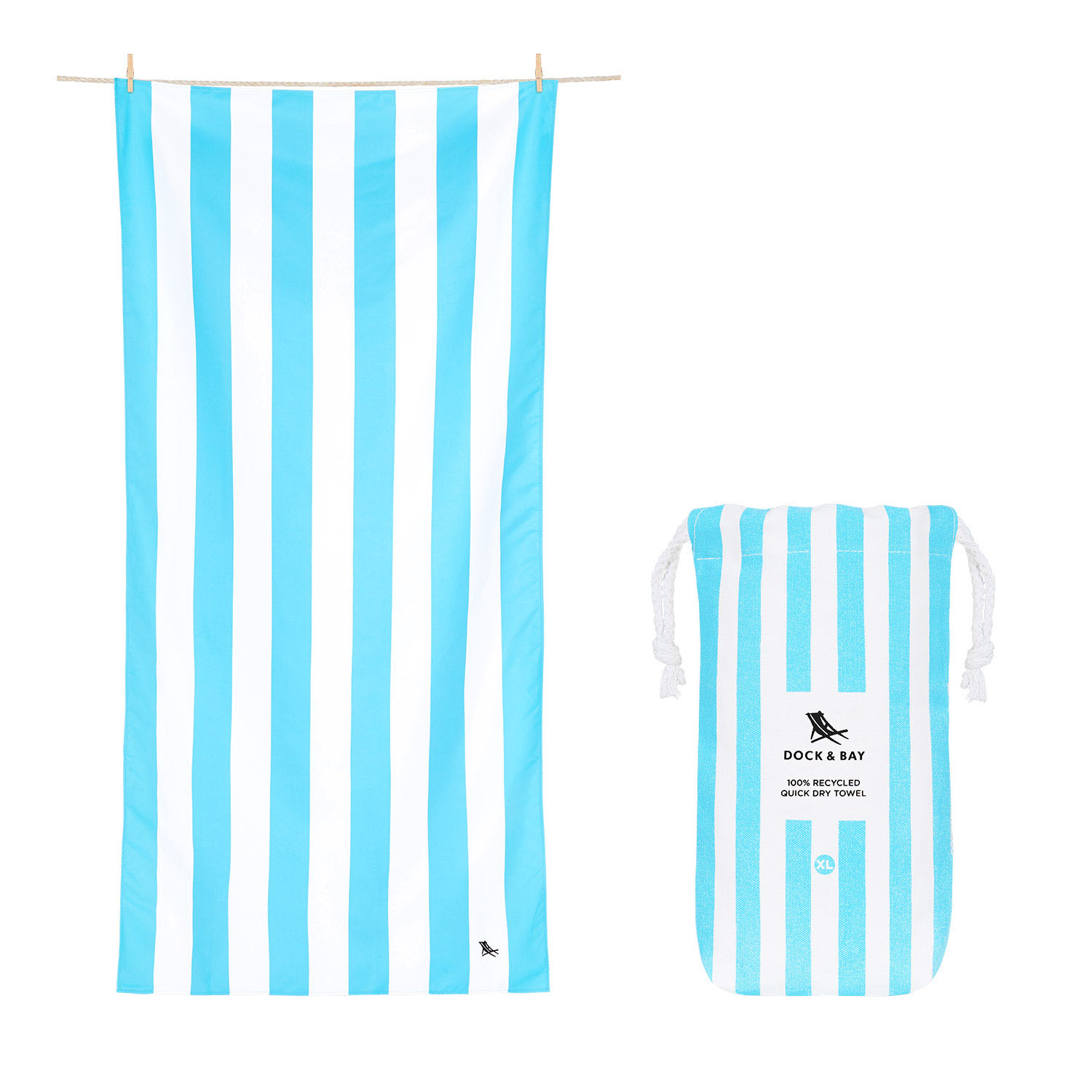 Beach Towels Cabana Tulum Blue XL