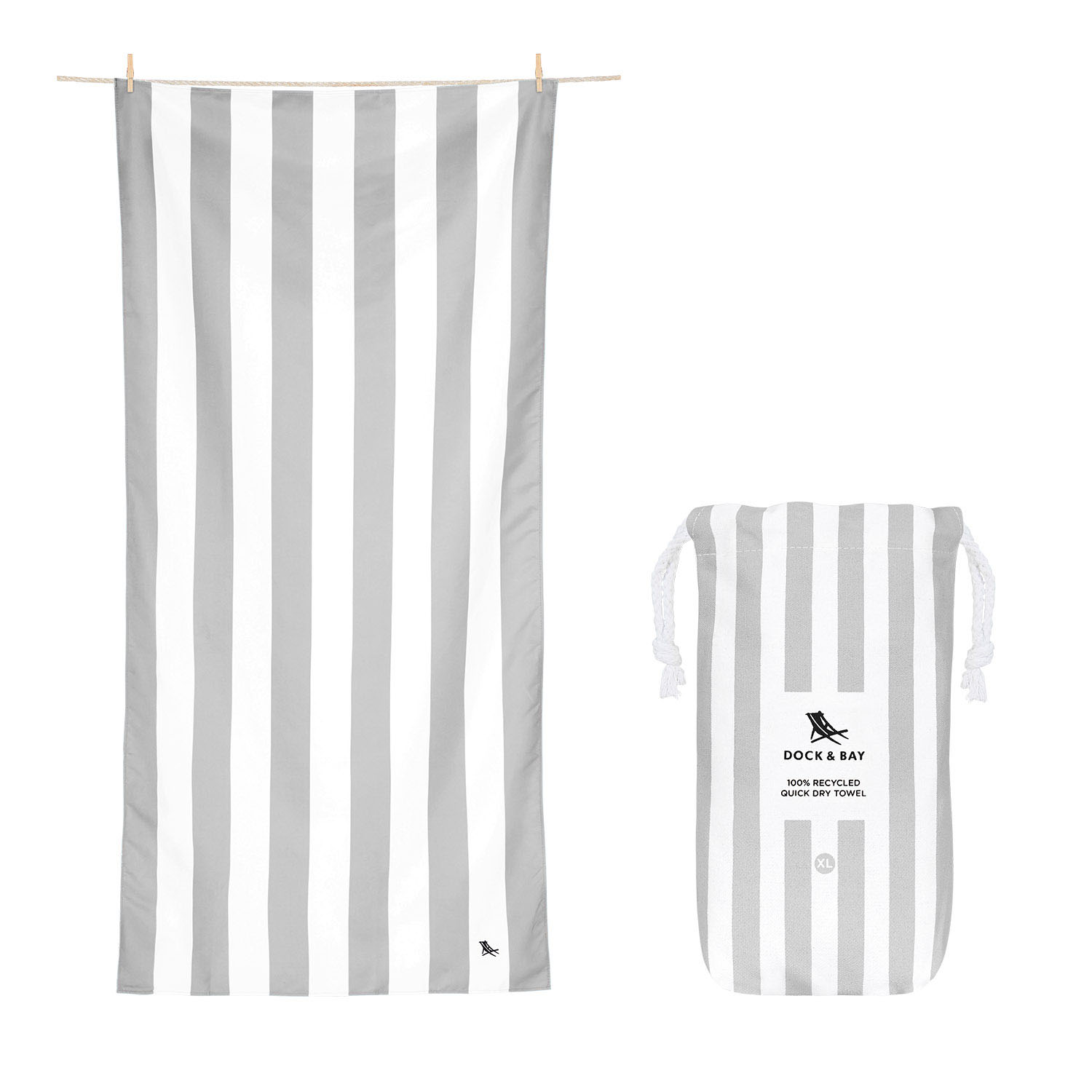 Beach Towels Cabana Goa Grey XL