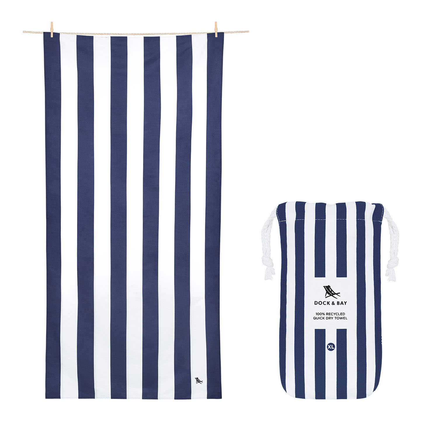 Beach Towels Cabana Whitsunday Blue XL