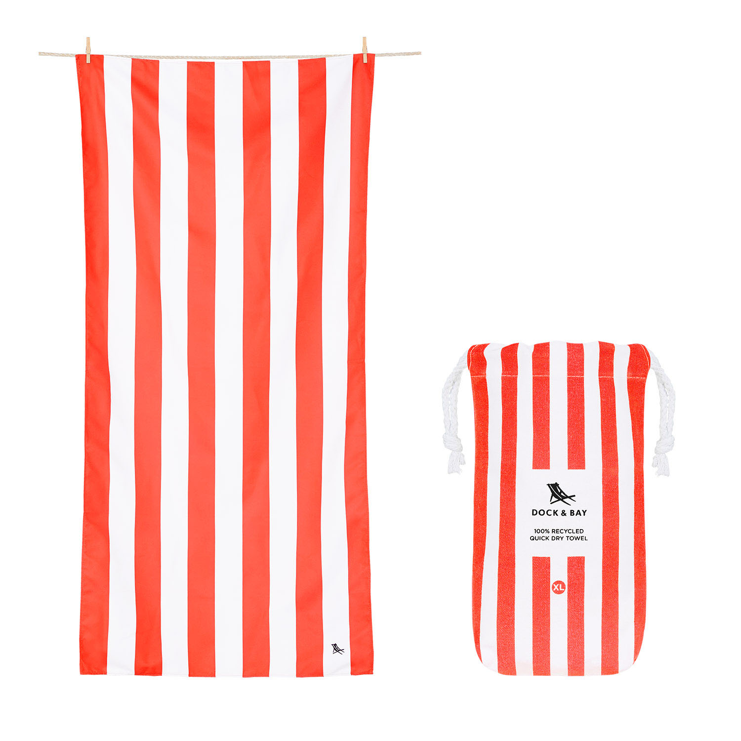 Beach Towels Cabana Waikiki Coral XL