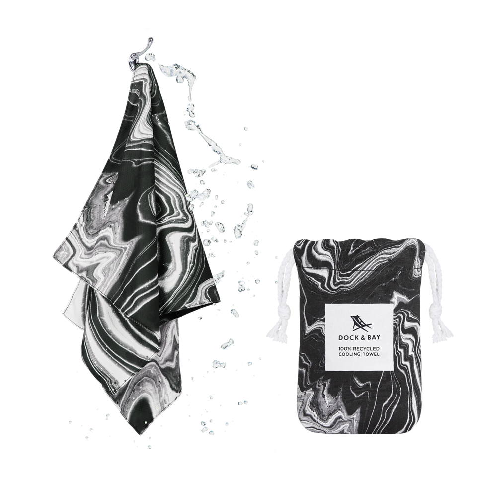 Cooling Towels Marble Space Odyssey