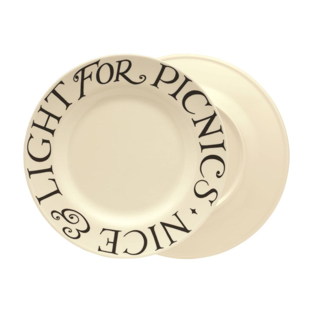 Melamine Dinner Black Toast