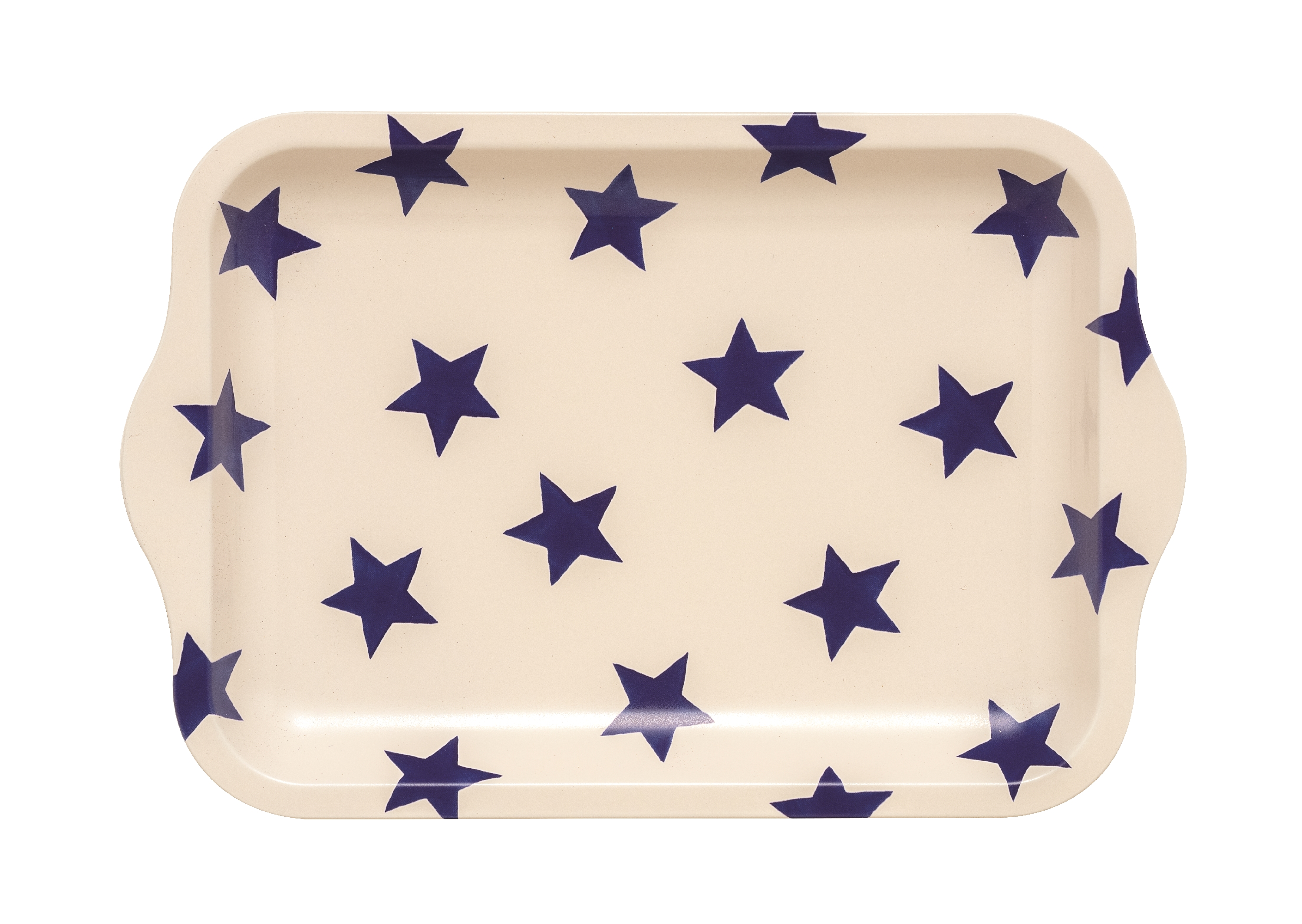 Small Tin Tray Blue Star