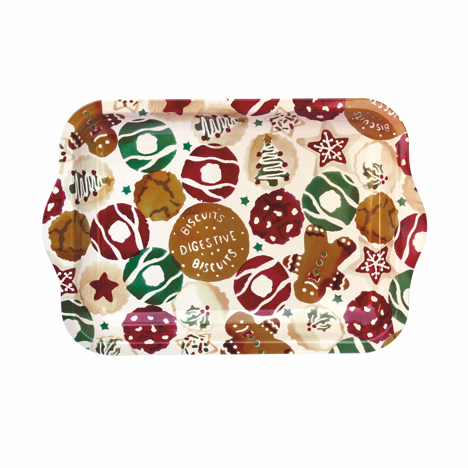 Small Tin Tray Christmas Biscuits