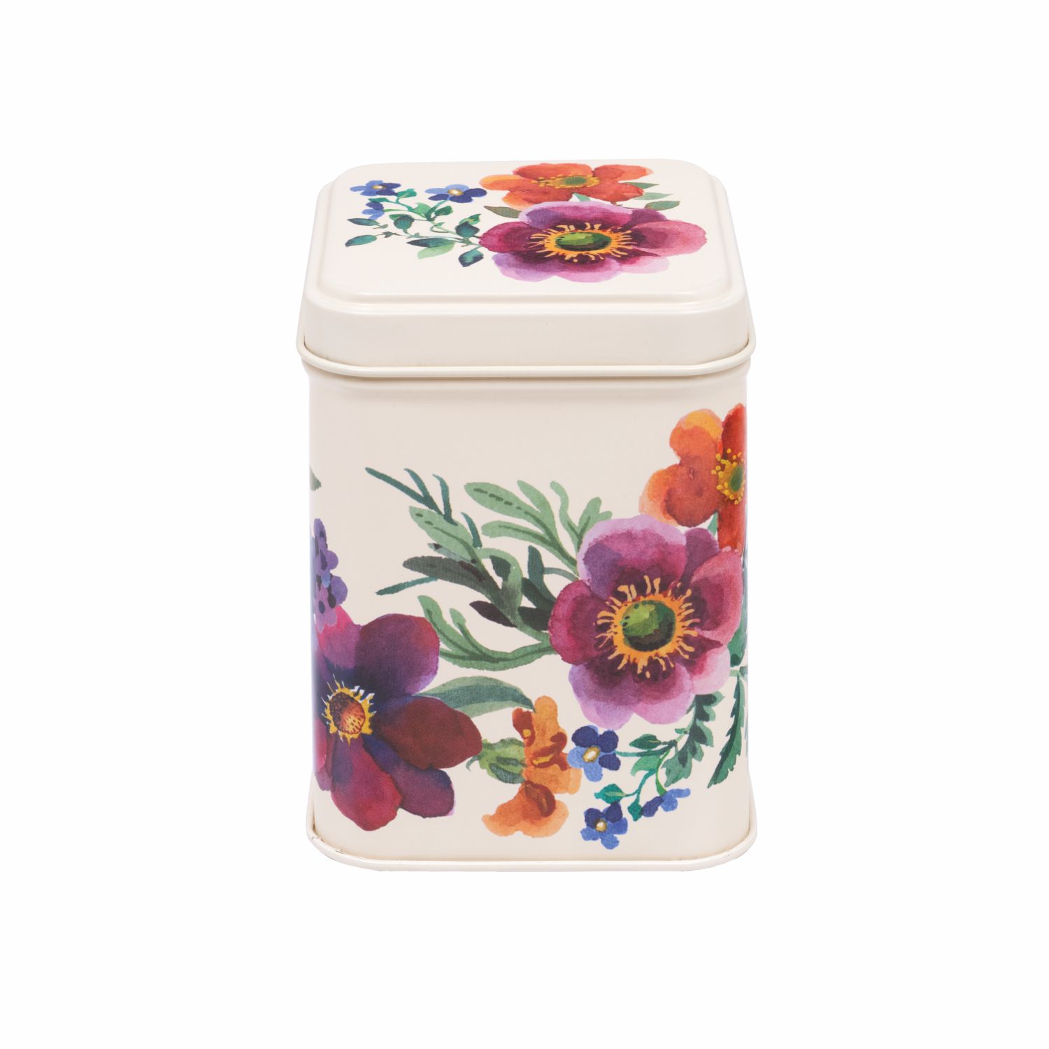 Square Tin 100 gram Garden Flowers