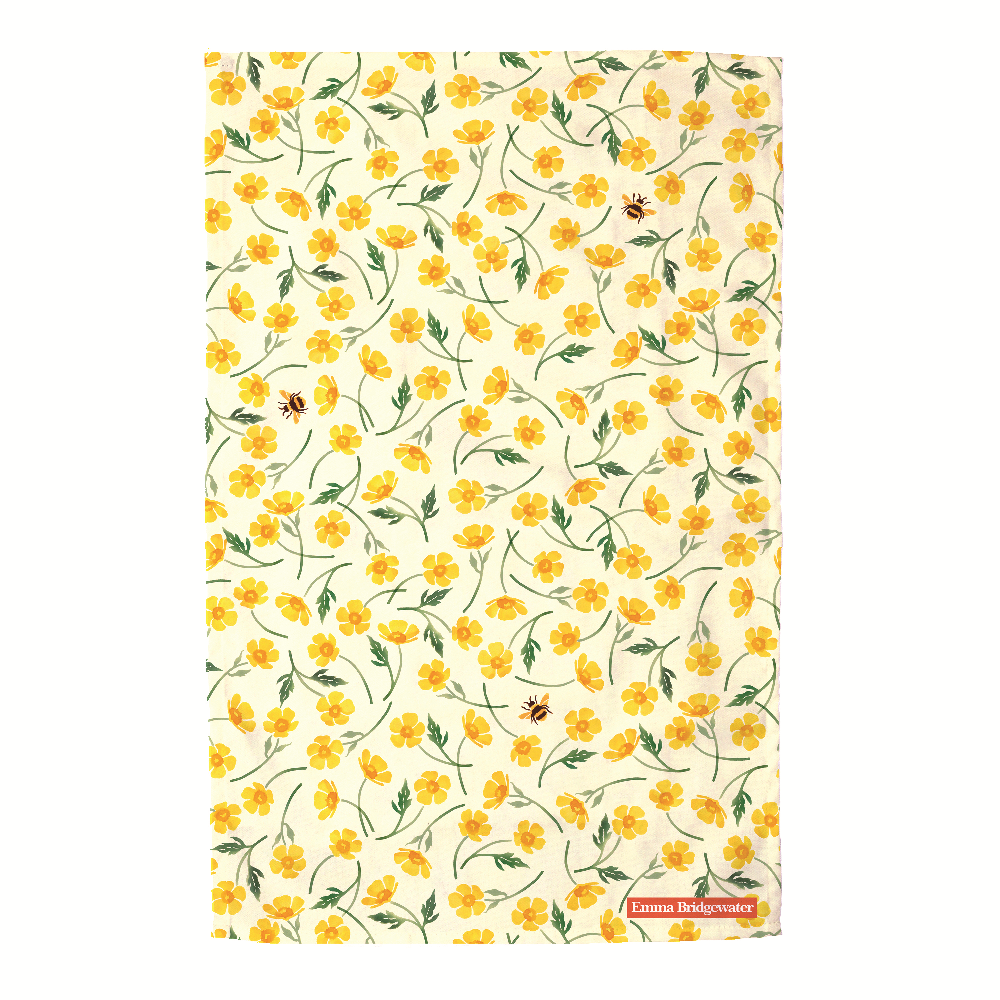 Tea Towel Buttercups