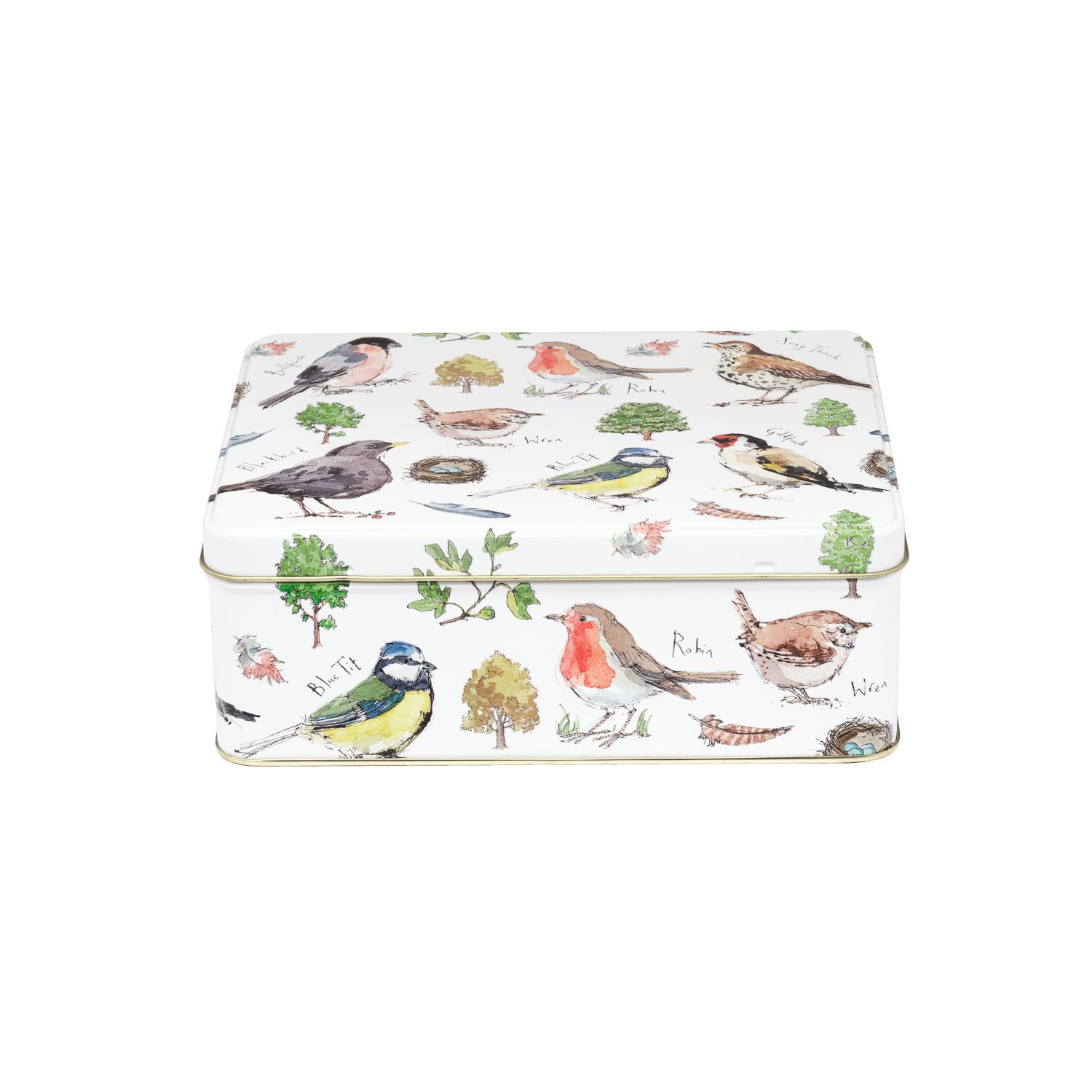 Deep Rect. Tin Birdsong