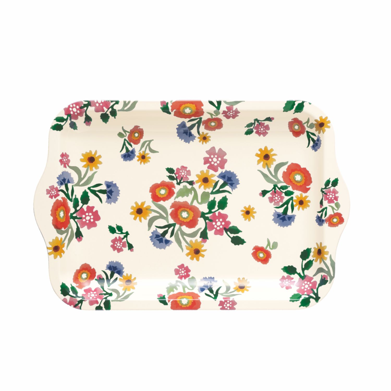 Small Tin Tray Poppies