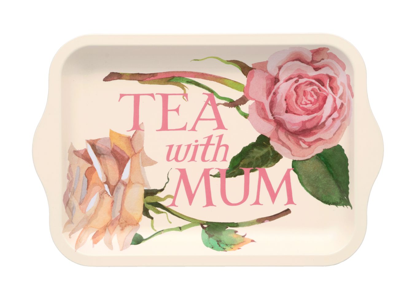 Small Tin Tray Rose