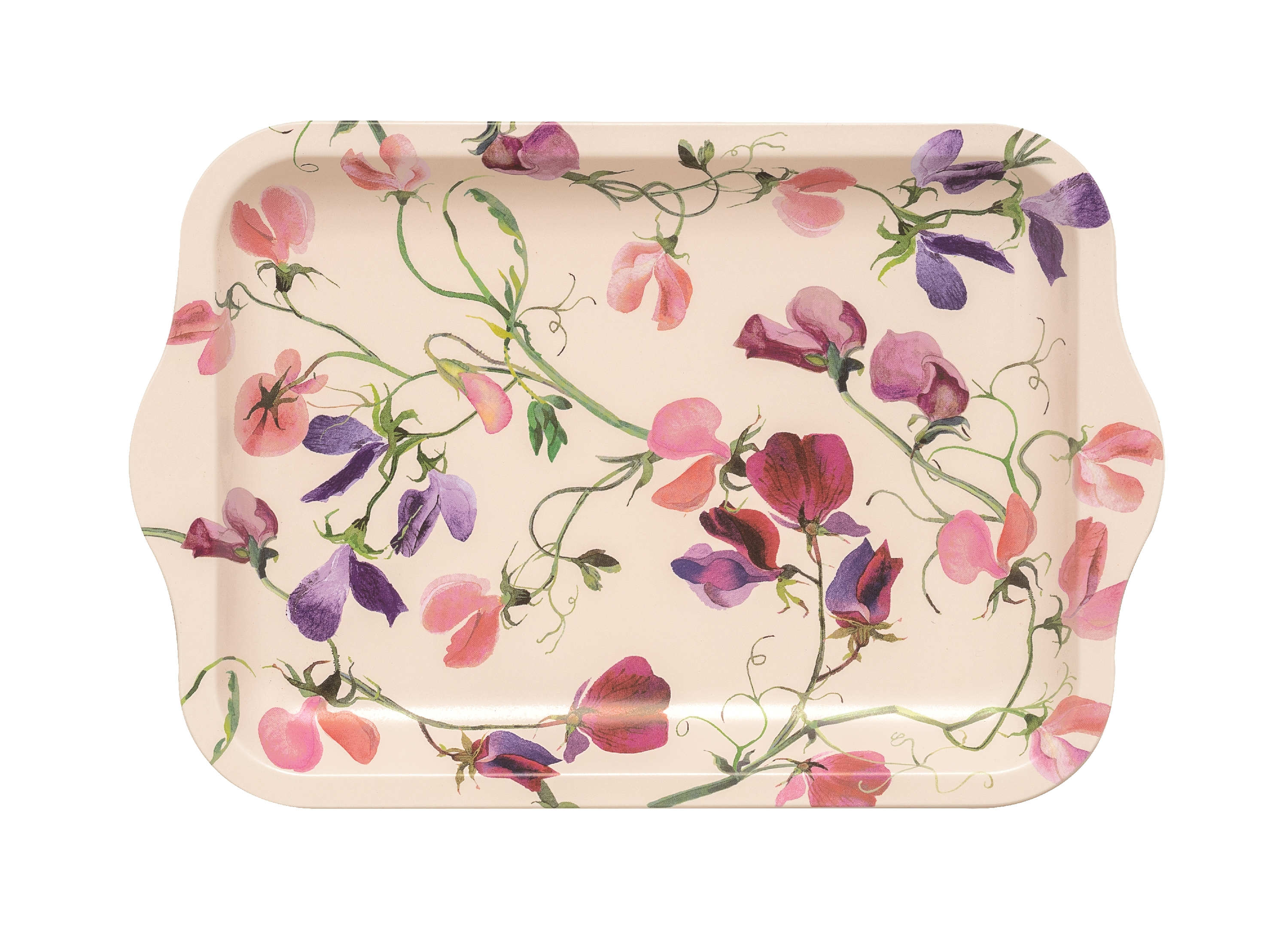 Small Tin Tray Sweet Pea