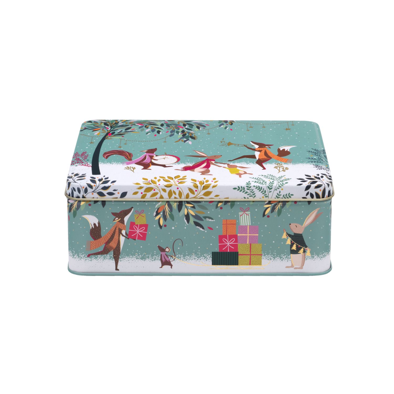 Deep Rect. Tin Sara Miller Woodland Tales