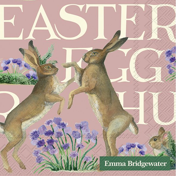 Cocktail Servet Easter Hares