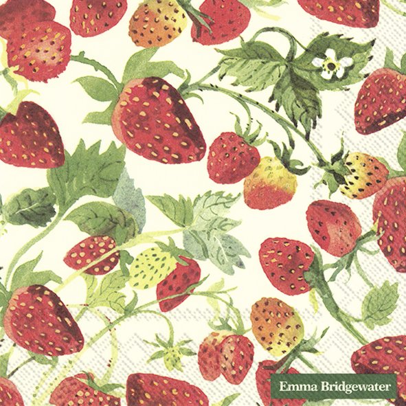 Lunch Servet Strawberries