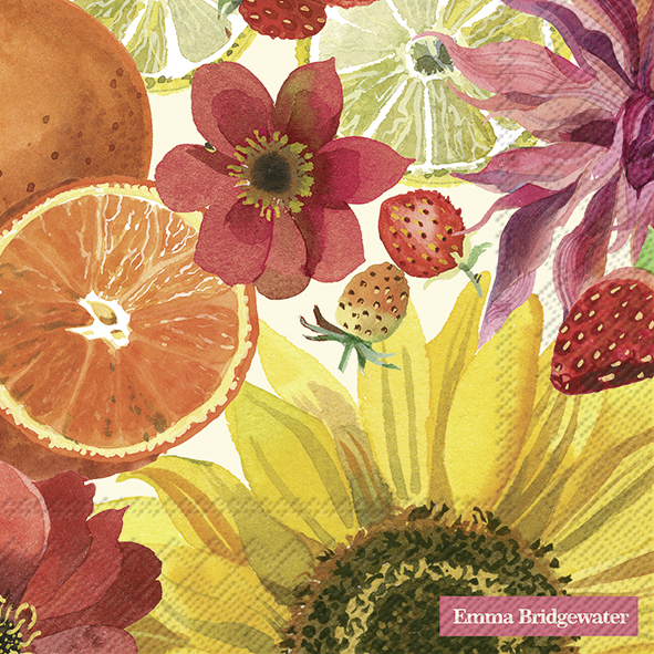 Lunch Servet Fruits & Flowers