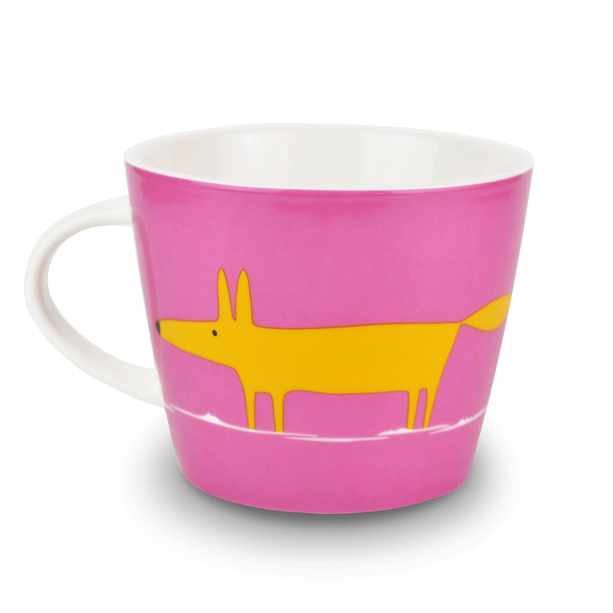 Mug Mr Fox Pink & Orange