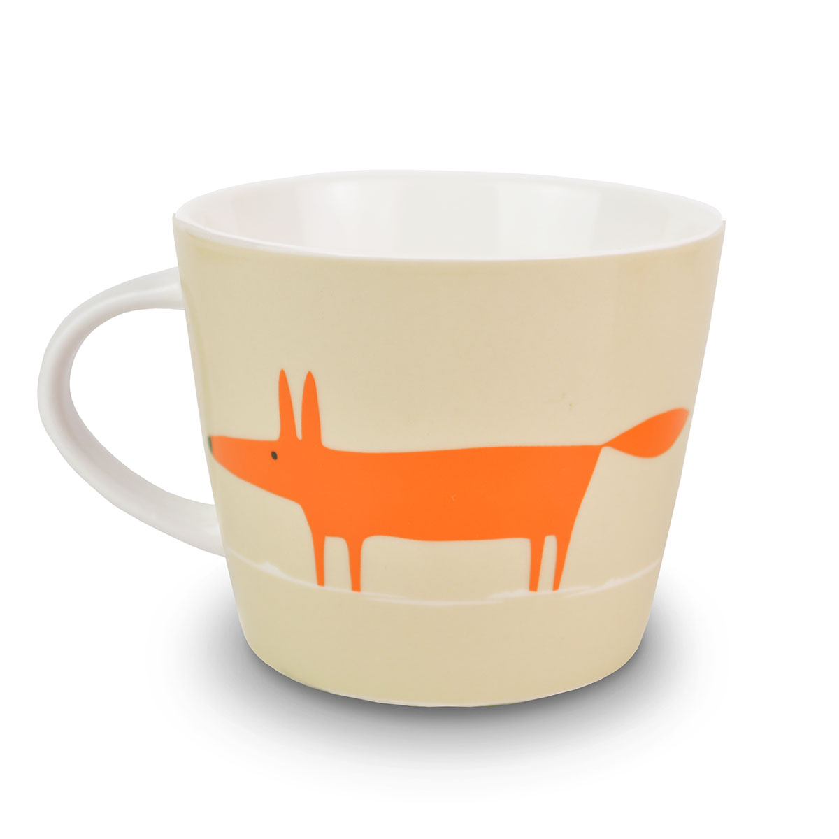 Mug Mr Fox Orange & Beige