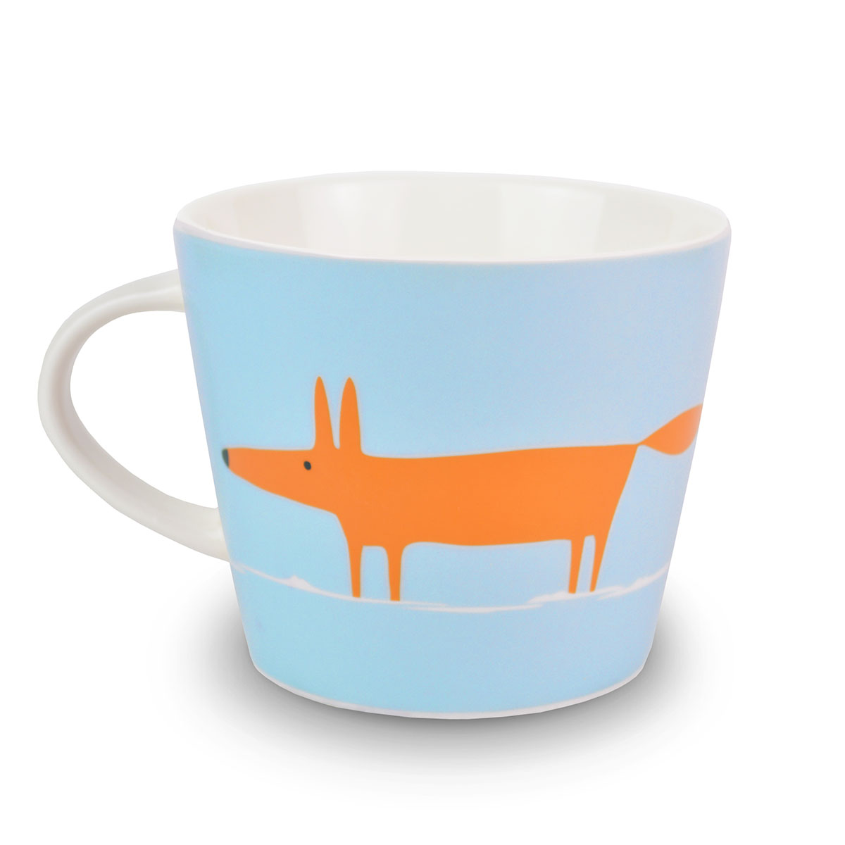 Mug Mr Fox Orange & light Blue